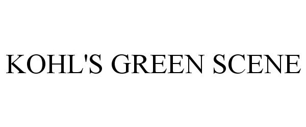 KOHL'S GREEN SCENE