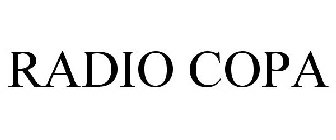 Trademark Logo RADIO COPA