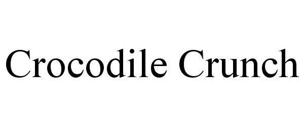  CROCODILE CRUNCH