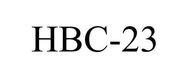 Trademark Logo HBC-23