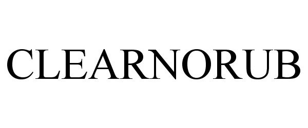 Trademark Logo CLEARNORUB