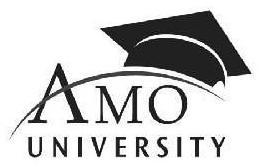 Trademark Logo AMO UNIVERSITY