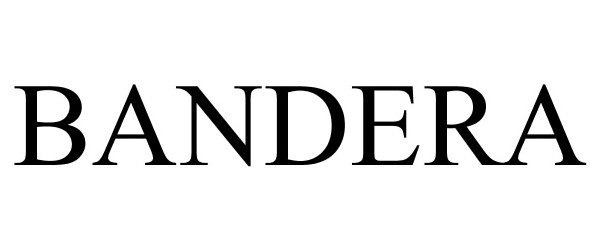 Trademark Logo BANDERA