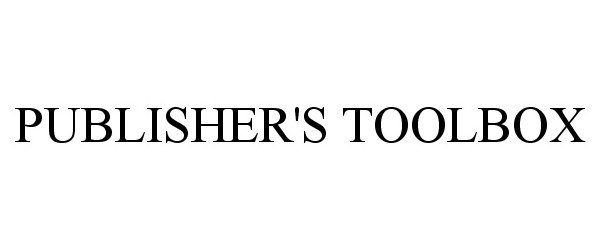  PUBLISHER'S TOOLBOX