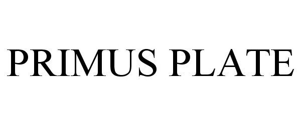  PRIMUS PLATE