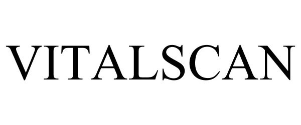 Trademark Logo VITALSCAN