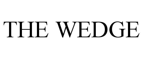 Trademark Logo THE WEDGE