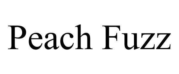 Trademark Logo PEACH FUZZ