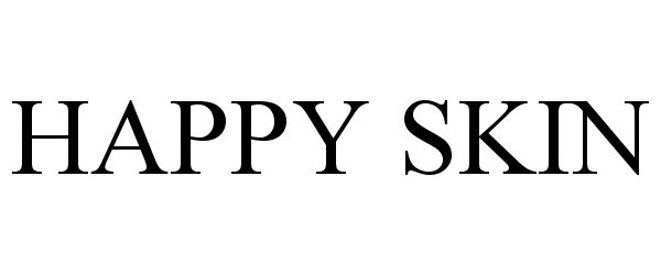 Trademark Logo HAPPY SKIN