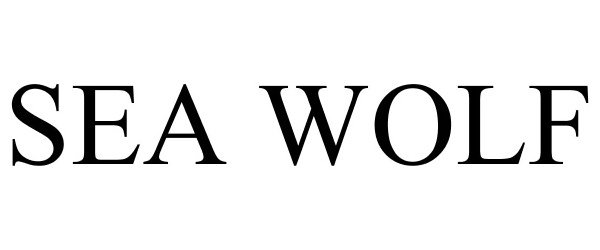 Trademark Logo SEA WOLF