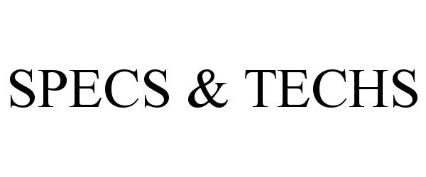 Trademark Logo SPECS &amp; TECHS