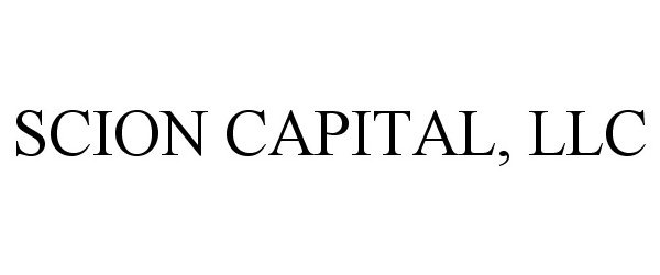  SCION CAPITAL, LLC
