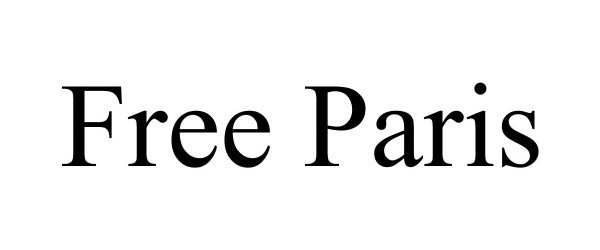 Trademark Logo FREE PARIS