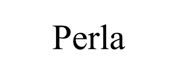 Trademark Logo PERLA