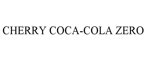  CHERRY COCA-COLA ZERO