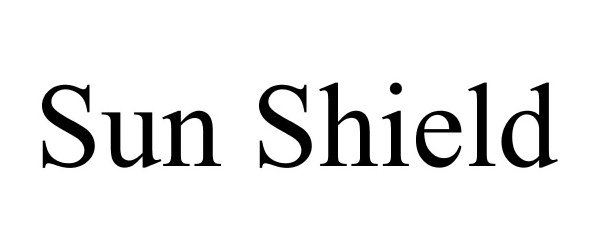 Trademark Logo SUN SHIELD