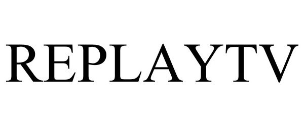 Trademark Logo REPLAYTV