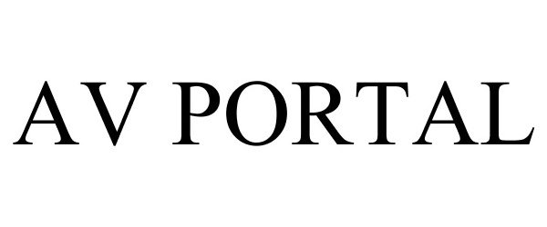 Trademark Logo AV PORTAL