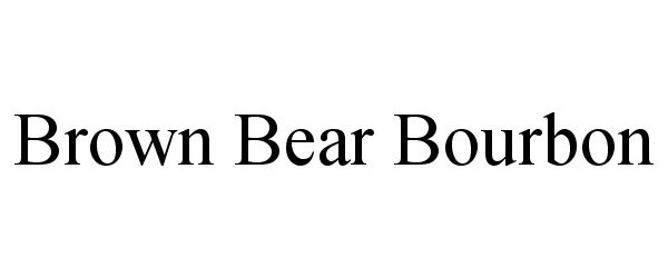  BROWN BEAR BOURBON