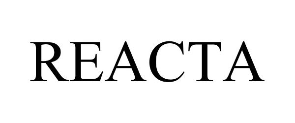 Trademark Logo REACTA