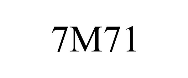 Trademark Logo 7M71