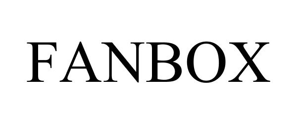 Trademark Logo FANBOX