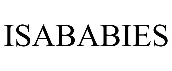 Trademark Logo ISABABIES