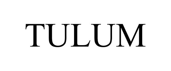 Trademark Logo TULUM