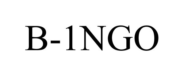 Trademark Logo B-1NGO