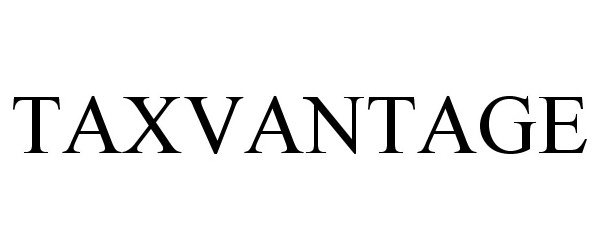 Trademark Logo TAXVANTAGE