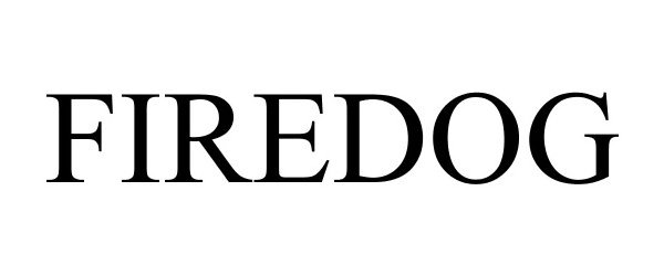 Trademark Logo FIREDOG