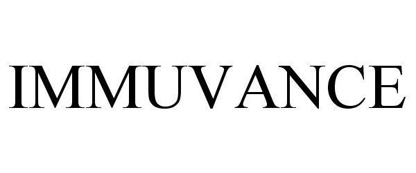 Trademark Logo IMMUVANCE