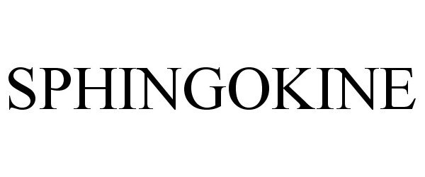 Trademark Logo SPHINGOKINE