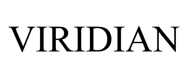 Trademark Logo VIRIDIAN