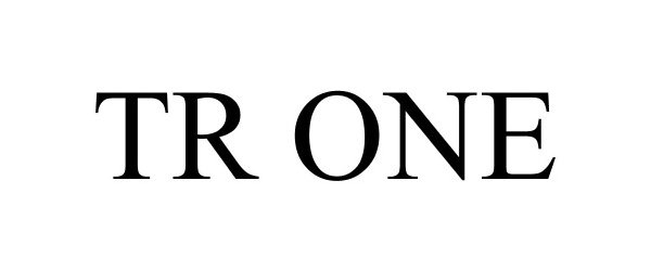 Trademark Logo TR ONE