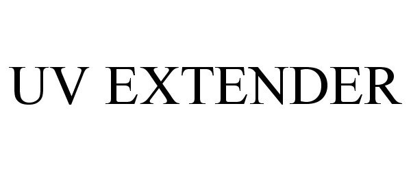 Trademark Logo UV EXTENDER