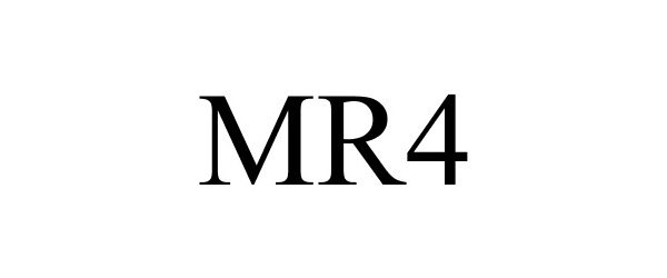 Trademark Logo MR4