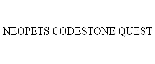 Trademark Logo NEOPETS CODESTONE QUEST