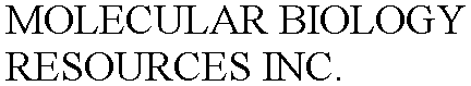 Trademark Logo MOLECULAR BIOLOGY RESOURCES INC.