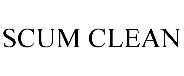 Trademark Logo SCUM CLEAN