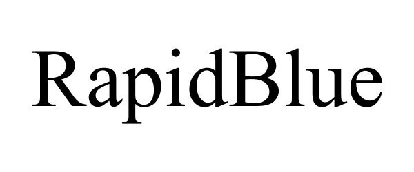 Trademark Logo RAPIDBLUE