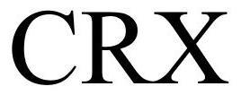 Trademark Logo CRX