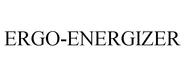 Trademark Logo ERGO-ENERGIZER