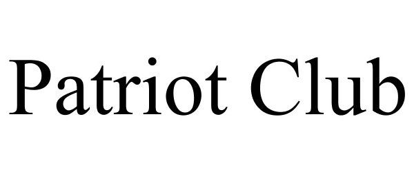 Trademark Logo PATRIOT CLUB