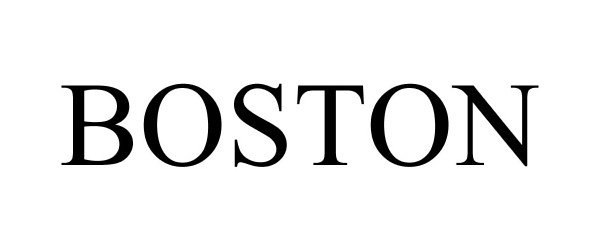 Trademark Logo BOSTON