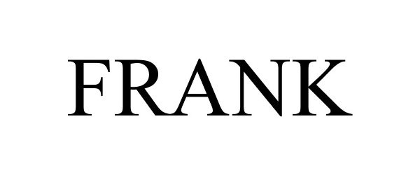 Trademark Logo FRANK