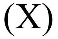 Trademark Logo (X)