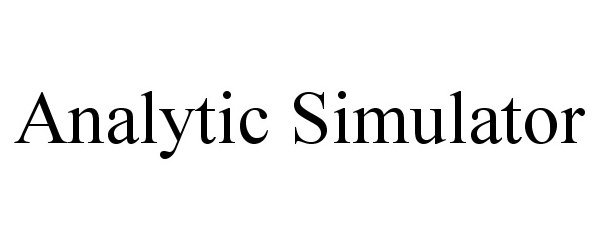  ANALYTIC SIMULATOR