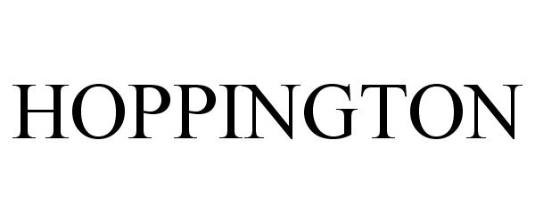 Trademark Logo HOPPINGTON