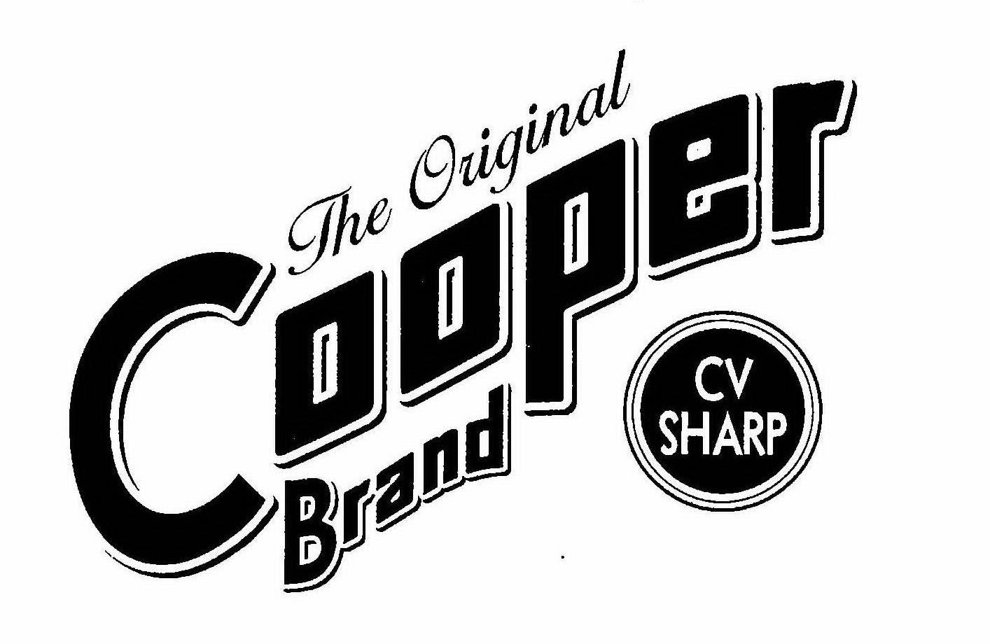 Trademark Logo THE ORIGINAL COOPER BRAND CV SHARP
